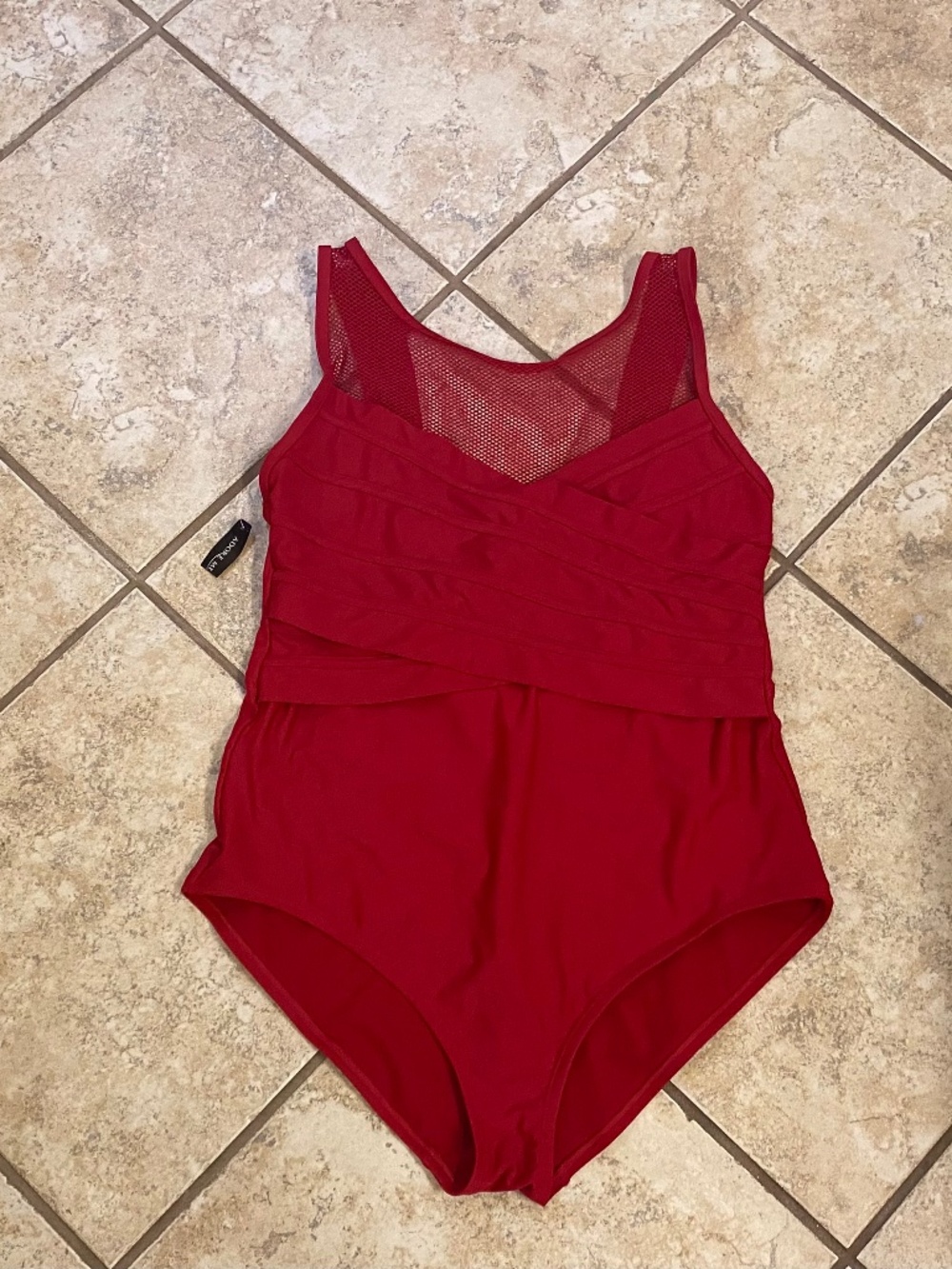 New red one piece swim suit by Adore Me. Size 0x
